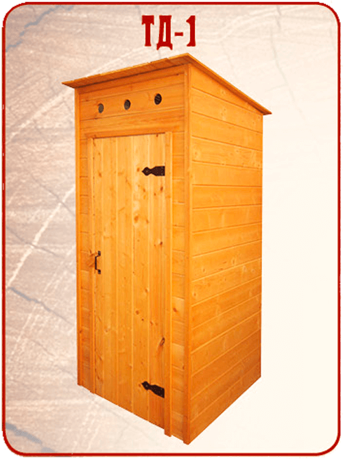 Деревянный туалет и летний душ для дачи купить в Украине ᐅ DREVOLINE